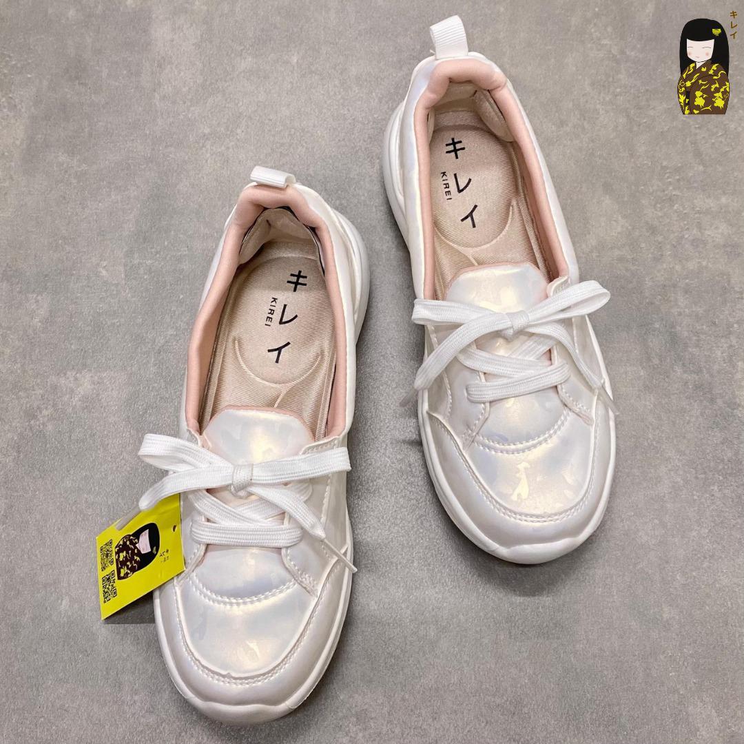 Kirei Hime - Walk Sneakers BG8 White Camo